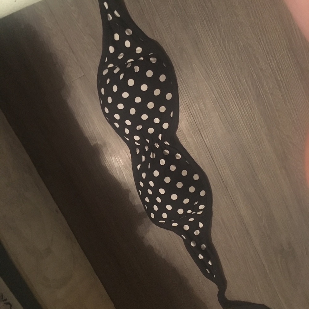 Strapless swim suit top